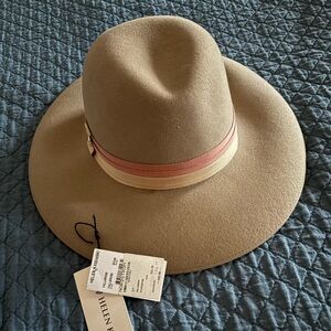 Helen Kaminski Beige Wide Brim Hat